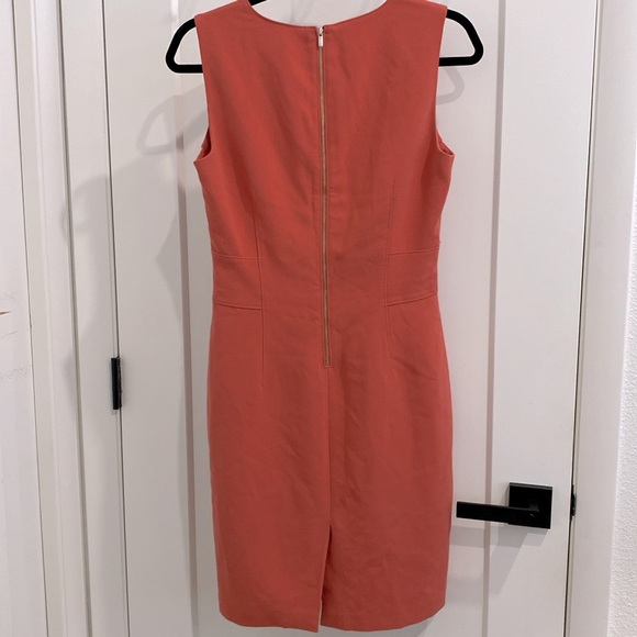 White House | Black Market Criss Cross Fully Lined Sheath Dress |Size 4 - Picture 7 of 12